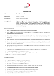 Prepares and manages a variety of county financial…. Post Financial Accountant Liverpool School Of Tropical Medicine