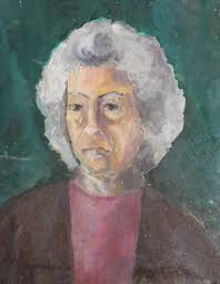 Ritratto di Eleonora Duse eseguito dal pittore Bazzi. Firenze, 1923