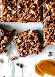 Brownie Americain Au Caramel Noix De Pecan 10 Recettes De Brownie Americain A Tomber Elle A Table Brownie Americain Brownie Noix Recette
