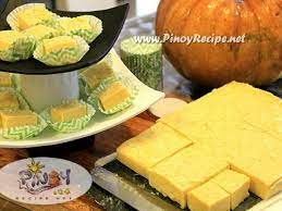 Using glutinous rice flour and mashed pumpkin makes this recipe different from the traditional. Maja Kalabasa Recipe
