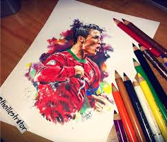 Cristiano ronaldo is synonymous with style and precision. Cristiano Ronaldo Drawing By The Illestrator No 886