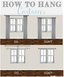Thursday S Tips Tricks How To Hang Curtains Home Home Decor Home Remodeling