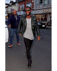 Steal These 6 Style Moves From Tinie Tempah Leather Jacket Stylish Leather Jacket All Saints Leather Jacket