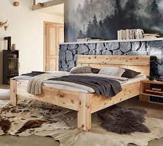 Zirbenholz schlafzimmer zirbenholz mobel zirbenholz betten innviertel. Bett Aus Massivem Zirbenholz Mit Latten Kopfteil Presanella