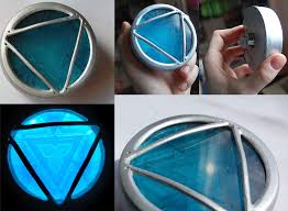 For this design, you'll use two separate masks to create an iron man mask. Iron Man 3 Arc Reactor Hand Made Replica By Aciddaisy On Deviantart