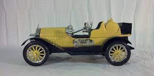 1915 Stutz Bearcat Roadster Jim Beam Decanter Bottle Yellow Black Jim Beam Beams Yellow Black