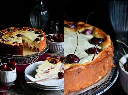 Kirsch Kasekuchen Ohne Boden Griess Vegetarisch Nicht Vegan Selbstgemacht Kirschen Frische Kirschen Kirschen Aus Kasekuchen Ohne Boden Kirschen Kuchen