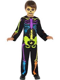 The skeleton design softly glows in the dark for a fun addition. Neon Skeleton Fancy Dress Halloween Sale 2019 Mega Fancy Dress