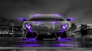 Neon Black And Blue Lamborghini Lamborghini Aventador Front Crystal City Car 2014 El Tony City Car Lamborghini Lamborghini Aventador