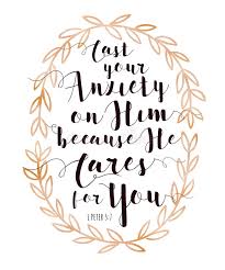 Check spelling or type a new query. Cast Your Anxiety On Him Because He Cares For You Stock Illustration Illustration Of Christianity Calligraphy 82777337