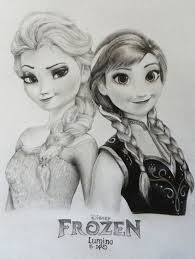 Elsa And Anna Frozen By Krizzlumino On Deviantart Frozen Drawings Anna Frozen Elsa Drawing