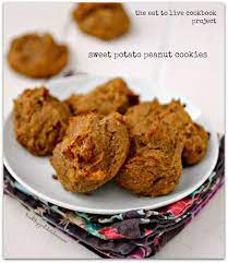 Healthy Girls Kitchen The Eat To Live Cookbook Project Sweet Potato Peanut Cookies Sweet Potato Recipes Guilt Free Dessert Recipes Eat