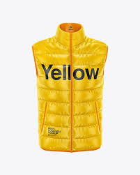 Download Men S Down Vest Mockup Front View In Apparel Mockups On Yellow Images Object Mockups Mens Down Vest Clothing Mockup Shirt Mockup