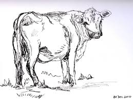 Love You Like A Cow Cow Art Animal Drawings Cow Sketch