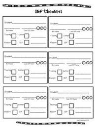 Iep Checklist Special Education Teaching Special Education Special Education Classroom Special Education