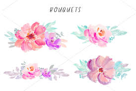 Download Watercolor Floral Clip Art