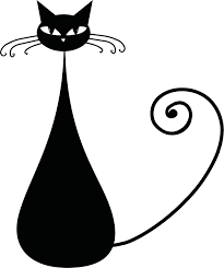 Figure Stilizzate Gatto Stilizzato M Wall Sticker Wallstics Com Disegni Di Gatti Figura Stilizzata Gatti