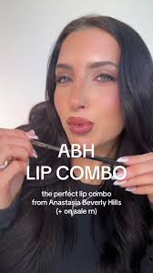 one of my go to lip combos from @Anastasia Beverly Hills is