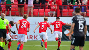 Can aarhus agf complete the job in the uefa europa conference league against larne fc team? Wins For Linfield And Larne In The Europa Conference League Utv Itv News