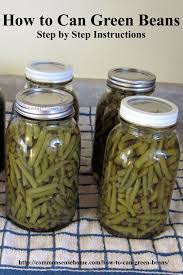 How To Can Green Beans Step By Step Instructions For Canning Green Beans Canning Vegetables Can Green Beans Canning Recipes