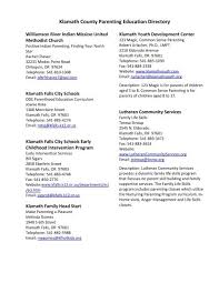 There's no doubt about it at this point: Klamath County Parenting Education Directory Oregon State