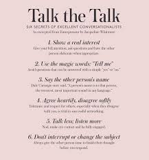 Tell Me Your Secrets And Ask Me Your Questions Lyrics Six Secrets Of Excellent Conversationalists As Excerpted From Entrepreneur By Jacqueline Whitmore Words Life Skills Etiquette And Manners