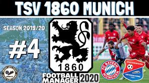 Grünwalder straße 114 81547 münchen. Tsv 1860 Munich Fm20 S1 Ep4 The First Munich Derby Sort Of Football Manager 2020 Youtube