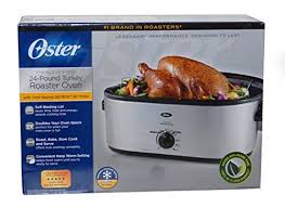 1 Brand In Roasters Oster Stainless Steel 24 Pound Turkey Roaster Oven 20 Quarts For Sale Turkey In Roaster Oven Turkey In Roaster Roaster Ovens
