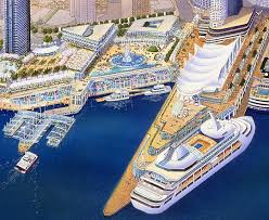 Portside Proposed Trade Convention Centre And Cruise Ship Terminal Expansion Project Client Greystone Properti Cruise Ship Illustration Convention Centre