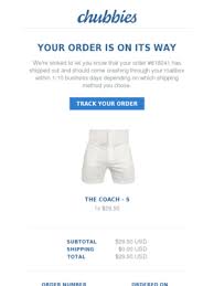 Shipping Confirmation Email Examples Mailcharts Email Marketing Design Email Design Marketing Design