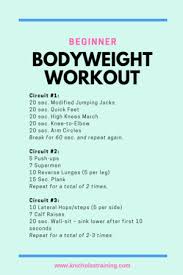 At Home Workouts Karen Nicholas Training Bodyweight Workout Bodyweight Workout Beginner At Home Workouts