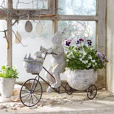Loberon Hase Jeremie Antikgrau Werbung Ostern Osterdeko Deko Dekoration Osterhase Pflanztopf Blumentopf Hasendeko Fahrr Osterdeko Hase Meister Lampe
