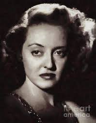 Bette Davis Vintage Hollywood Actress #5 Long Sleeve T-Shirt by Esoterica  Art Agency