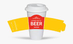 Download Richards Pour Beer Cup Sleeve Template Preview Blank Cup Sleeve Template Hd Png Download Transparent Png Image Pngitem
