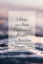 3 Etapes Pour Faire Confiance Et Ecouter Ton Intuition Nature De Deesse Confiance En Soi Intuition Faire Confiance