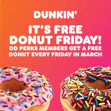 Check spelling or type a new query. Thank Goodness It S Free Donut Fridays At Dunkin Dunkin