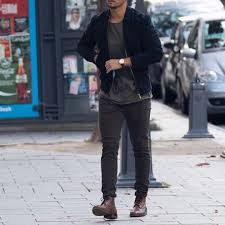 Black Pants And Brown Boots Men Style Savant Mens Outfits Mens Clothing Styles Mens Streetwear