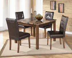 Theo 5 Piece Square Table Set By Signature Design By Ashley Square Dining Tables Dinette Sets Square Dining Room Table