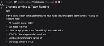 Since the season 3 update for fortnite my ps4 started to crash and my ps4 has never crash till now. New Fortnite Update V12 00 Chapter 2 Season 2 Server Downtime Patch Notes And Status