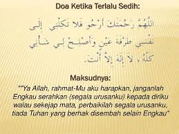 Doa ketika dukacita dan sedih 2 دعاء الهم والحزن. Doa Ketika Sedih