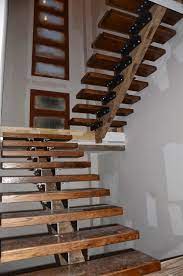 Building Our Modern Home In Atlanta Custom Stairs Materials And Construction Staircase Design Wooden Stairs Stairs