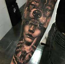 This site contains information about bear headdress tattoo. Wolf Headdress Tattoo Sleeve Novocom Top