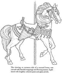 Carousel Animals Coloring Book Horse Coloring Pages Coloring Books Animal Coloring Books