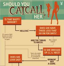 There were three cats on my campus, they would always be lounging around on the patio together. We Heart Playboy S Should You Catcall Her Flowchart Ms Magazine