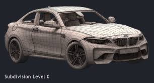 2016 Bmw M2 3d Model Max Obj 3ds Fbx C4d Lwo Lw Lws 17 3d Model Car Model Model
