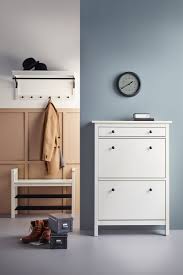 Hemnes Schuhschrank 2fach Weiss Ikea Deutschland Hemnes Schuhschrank Schuhaufbewahrung Ikea