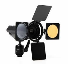 Ikan Iled6 On Camera Led Zoom Eng Light Barndoor Lighting
