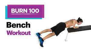 No Equipment Bench Workout Quick Easy At Home Workout Routine Self S Burn 100 Calories
