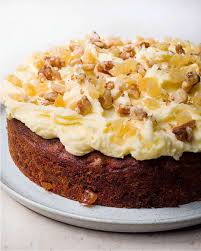 Nigella Lawson S Ginger And Walnut Carrot Cake Recipe Nigella Lawson Recipes Carrot Cake Cake Recipes