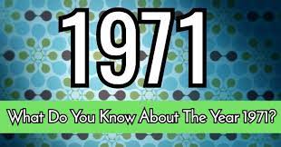 Oct 31, 2021 · hits of 1971 quiz 1. What Do You Know About The Year 1971 Quizpug